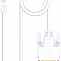 Nanocable 10.15.4205 Converter Cable Mini DisplayPort to DVI, Mini DisplayPort/M-DVI/M, White, 5.0 m