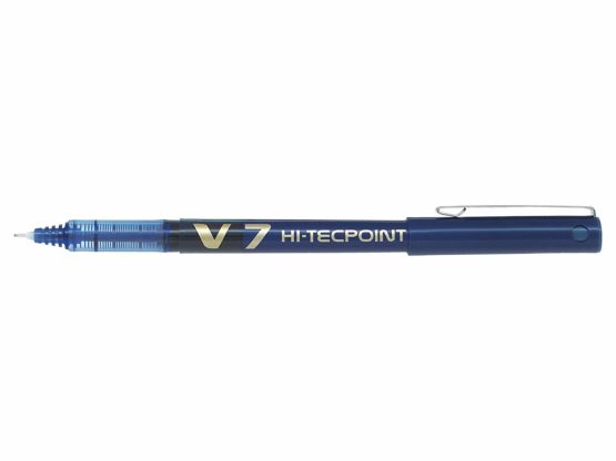 Pilot V7 Hi-Tecpoint Liquid Ink Roller Pen - Blue (Pack of 20) - Image 2