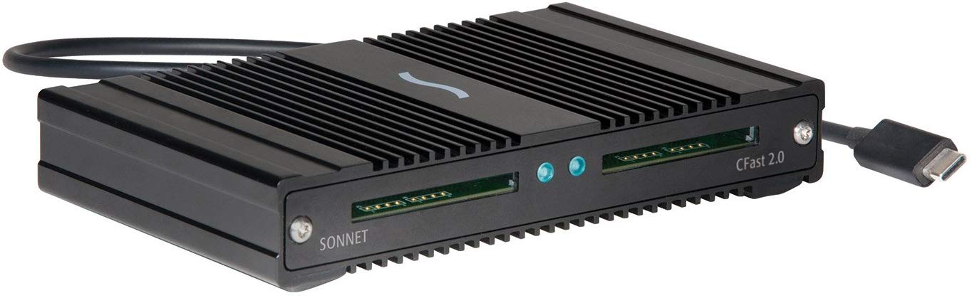 Sonnet SF3-2CFST Pro Card Reader - Thunderbolt 3, Black, Dual CFast - Image 2