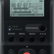 Roland R-07 High-Resolution Portable Audio Recorder, Ultra-Portable Recorder with Wireless Listening And Remote Control, Black