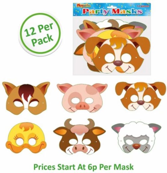 Playwrite Farm 12 Card Masks
