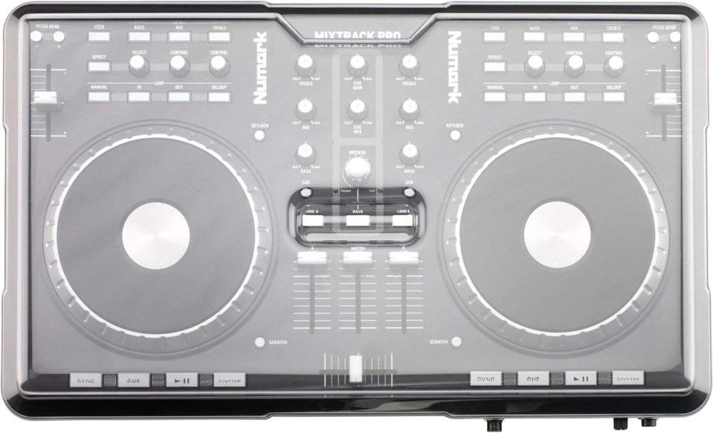 Decksaver LE Cover for Numark Mixtrack Pro 3, Super-Durable Polycarbonate Protective lid in Smoked Clear Colour - Image 2