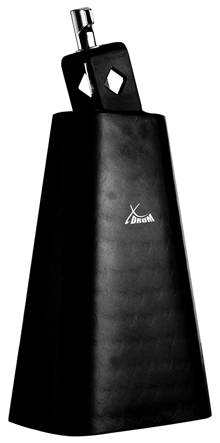 XDrum HCB-6 Cowbell, Hammered and Brushed, Grey - Image 2