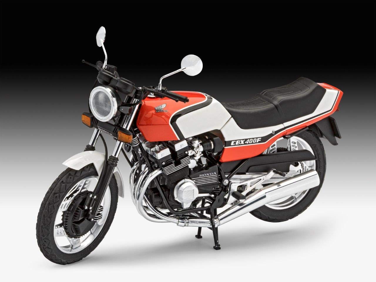Revell GmbH 07939 Honda CBX 400 F Plastic Model Kit, White, 1:12, 1:12 Scale - Image 3