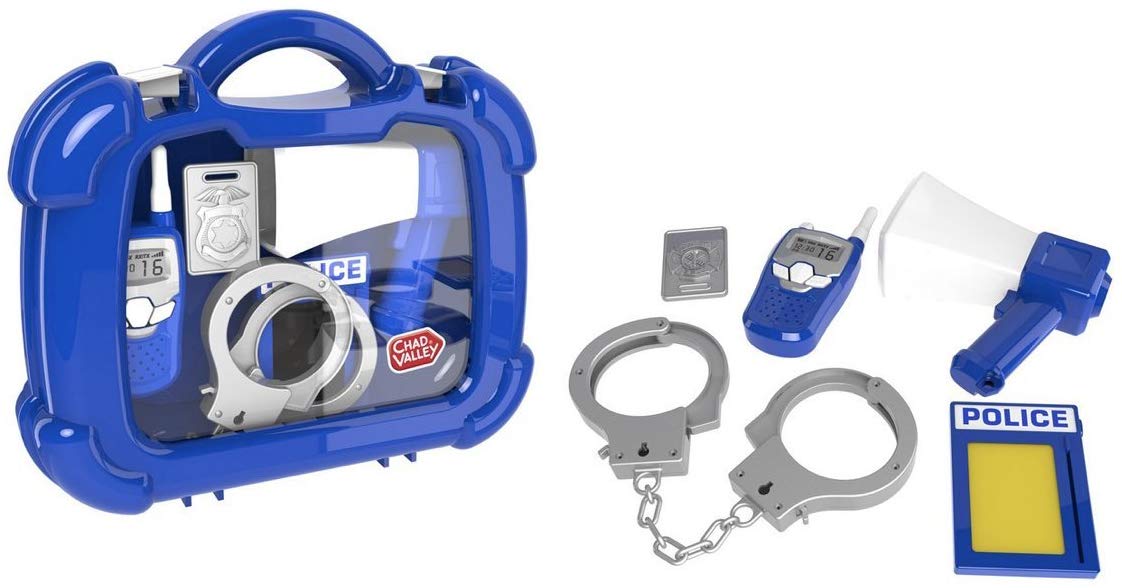 New Chad Valley Childrens Police Case Set Accessories Playset Toy 3+ by Chad Valley, Blue, Medium - Image 3