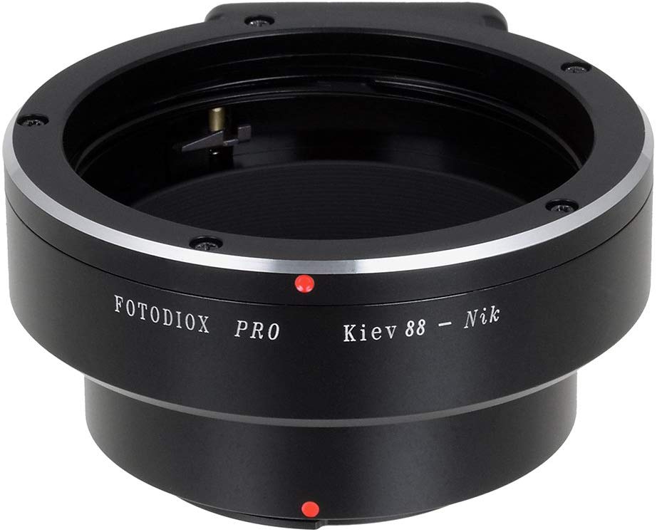 Fotodiox Pro Lens Mount Adapter - Kiev 88 Lens to Nikon F (FX, DX) Mount Camera System (such as D7100, D800, D3 and more)