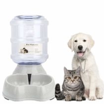Old Tjikko Pet Water Dispenser,Cat Water Bowl,Dog Water Bowl Automatic,Large Automatic Drinking Fountain for Cat Dog,3.8L