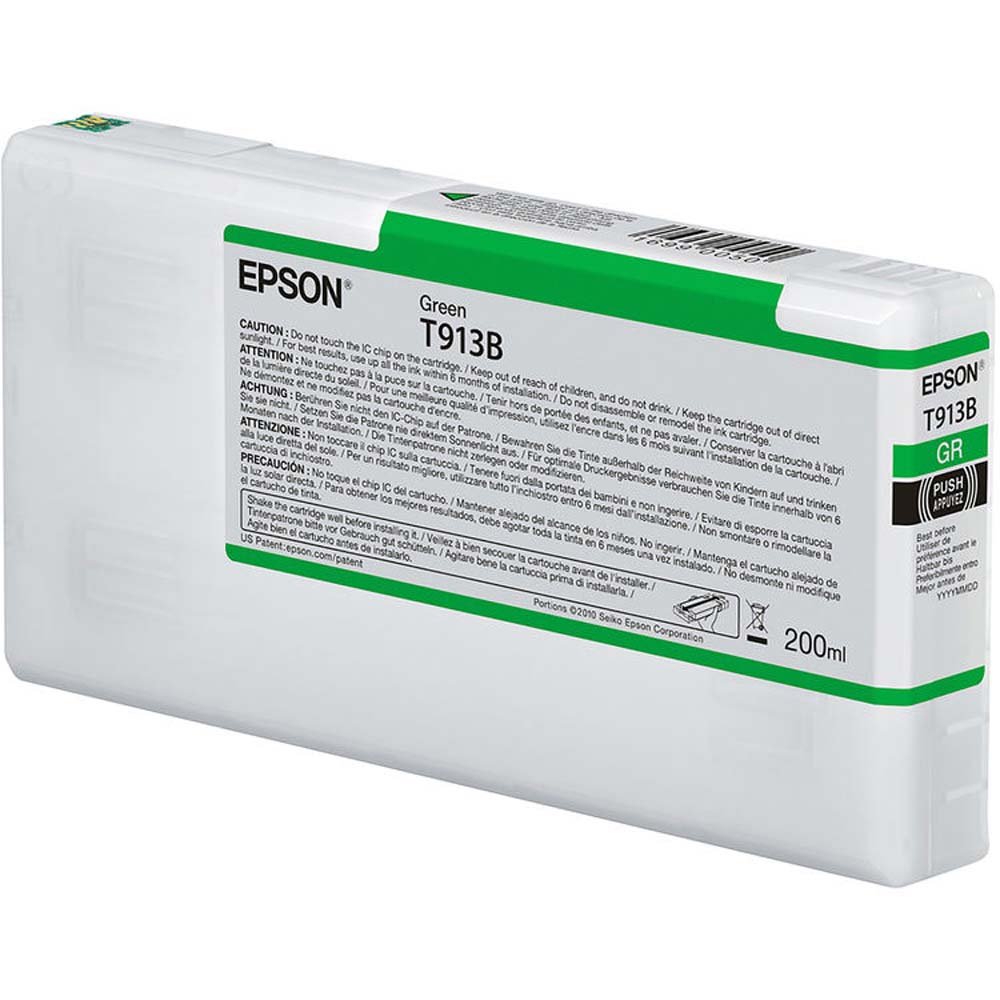 Epson C13T913B00 Ink Cartridge - Green, Standard
