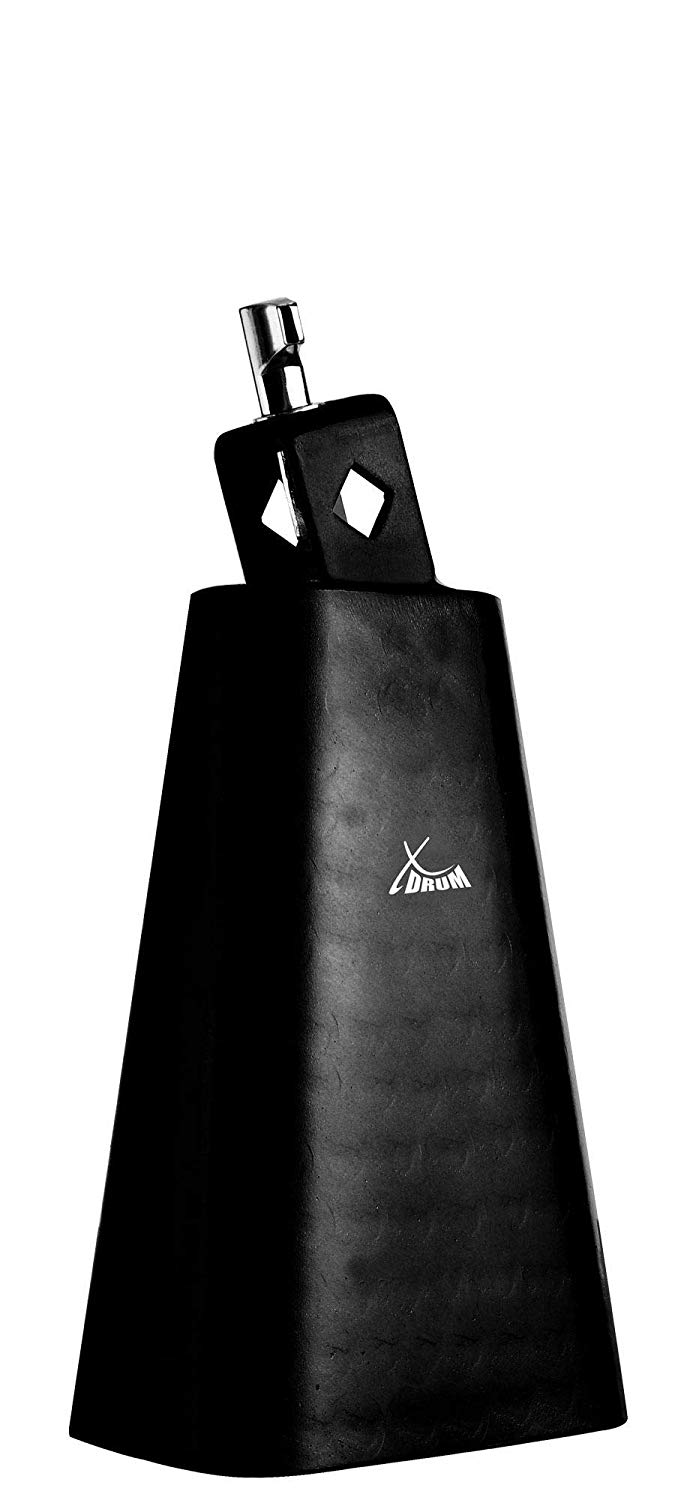 XDrum HCB-6 Cowbell, Hammered and Brushed, Grey