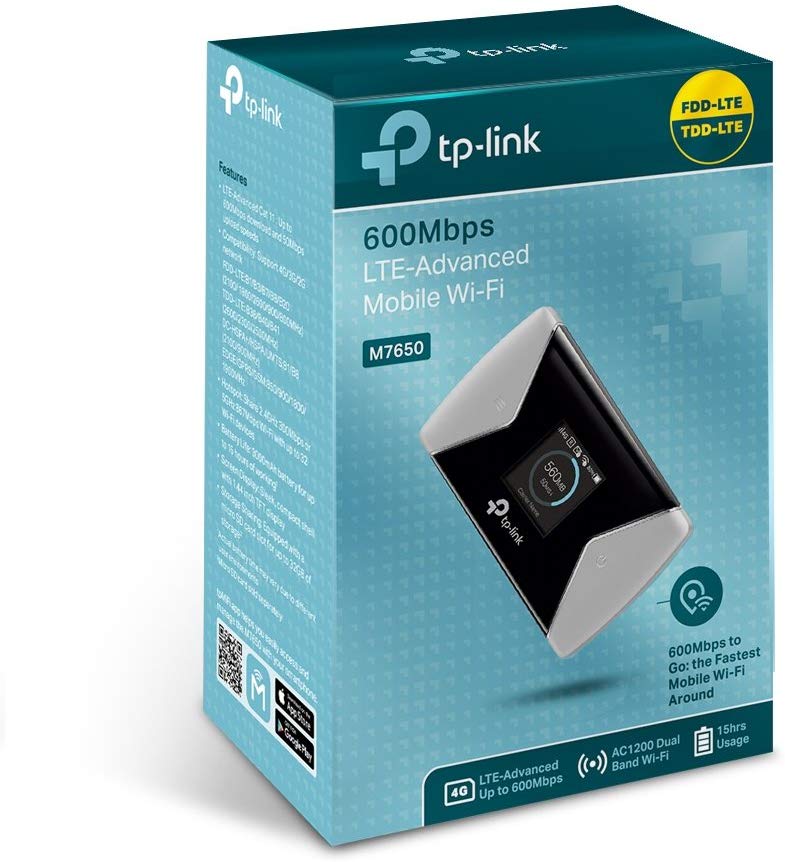 TP-Link Mobile Router black/grey Portable, black / grey - Image 3