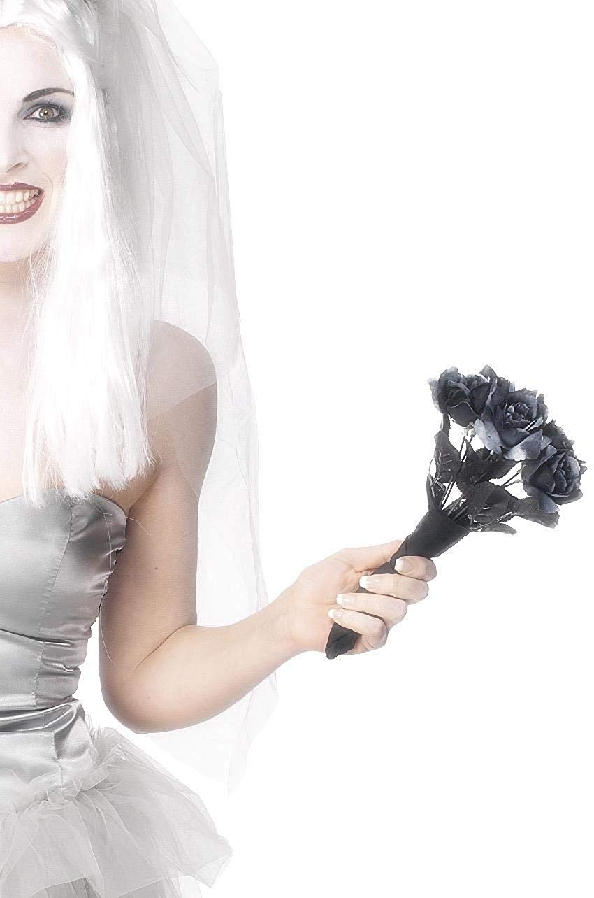 Smiffys Corpse Bride Bouquet Halloween, Black