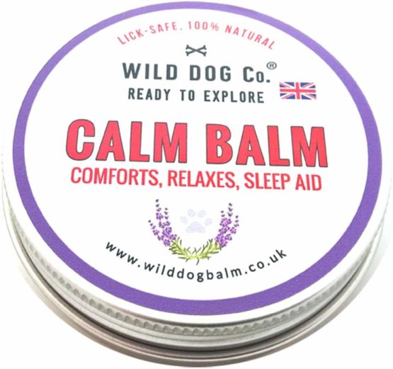 Dog Calm Balm, calming for anxious dogs, natural stress relief without sprays or drops.