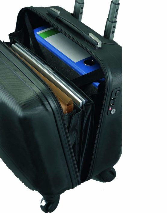 JSA - 45513 - business trolley with removable laptop case, abs polycarbonate, black - Image 3