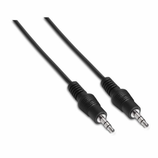 AISENS A128 – 0141 – CABLE AUDIO JACK 3.5 Stereo, 0.3 m Black