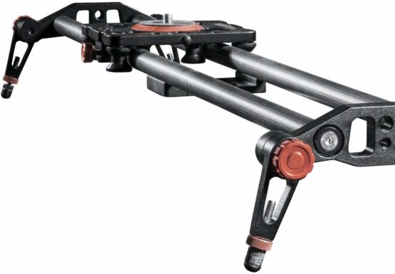 walimex pro carbon Video Camera Slider Pro (Smooth Movements with Carry Case & Spirit Level – Black - Image 4