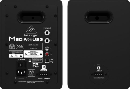 Behringer MEDIA 40USB Active Studio Monitor - Image 2