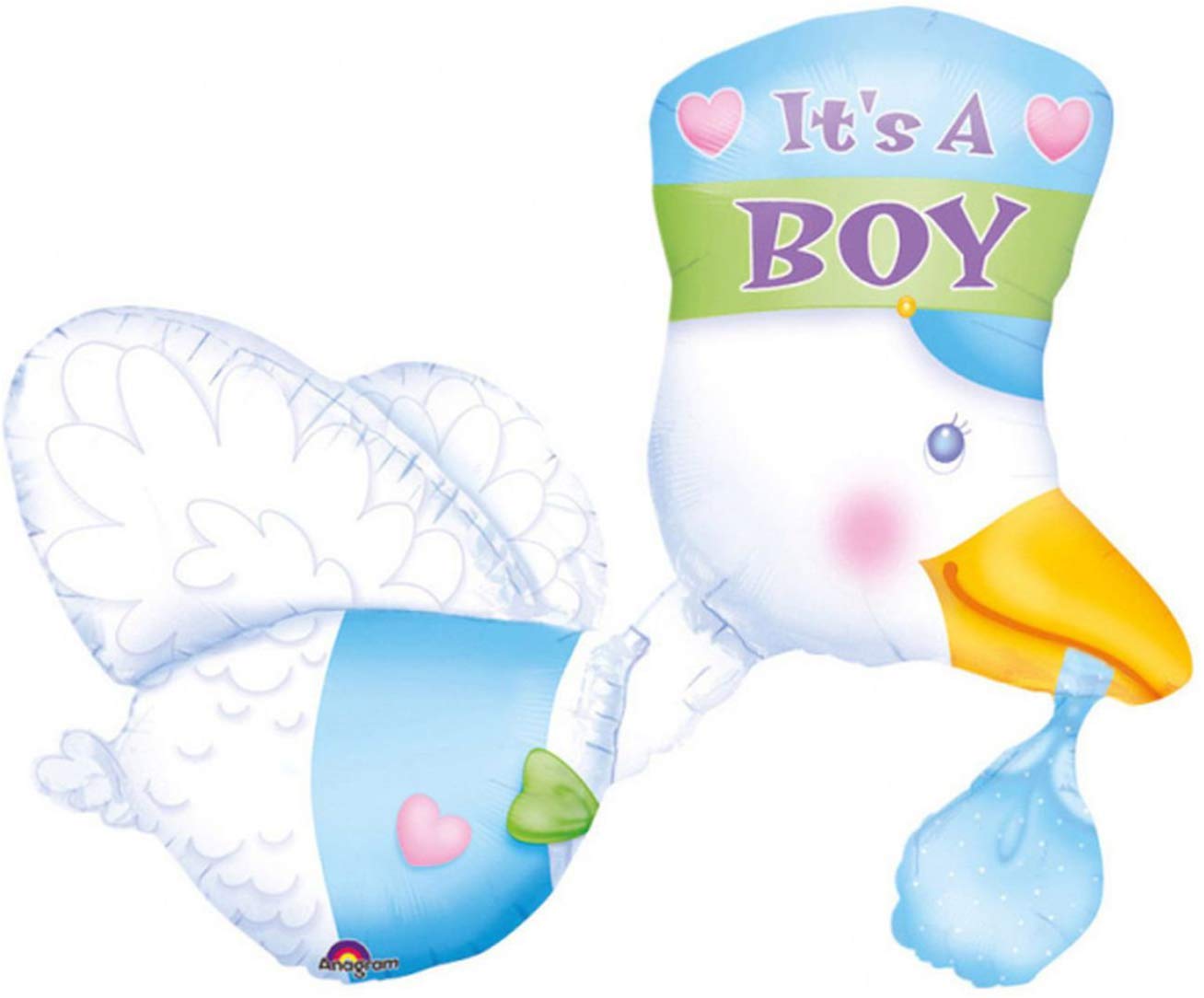 Bundle Of Joy Stork - It's A Boy - Consumer Inflated, Multicolor, It´s a Boy