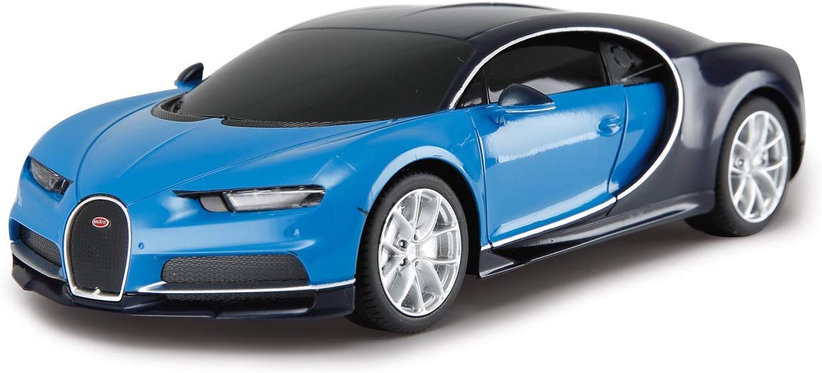 Jamara RC car, Bugatti 1:24 Blue, Officially Licensed, 7 kph, 1hr Drive Time, High End Finish, 18.9 cm - Image 3
