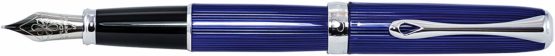 DIPLOMAT - Excellence A2 - Fountain Pen in Stainless Steel - Fine - Skyline Blue - Resistant and Elegant - High End - 5 Years Warranty