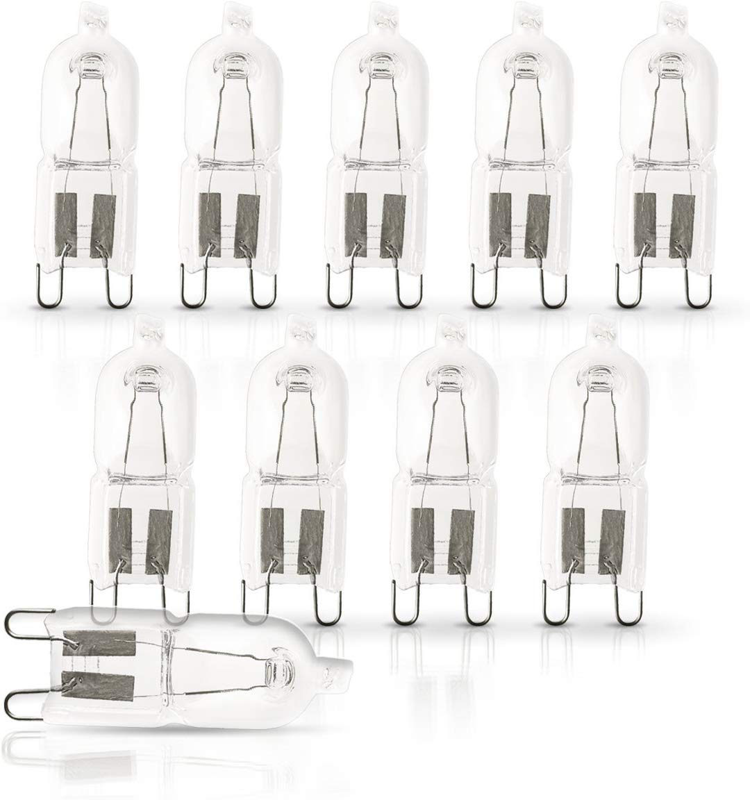 OSRAM Halogen Plug-in lamp G9 dimmable Halopin Superstar / 20 watt - as Bright as 25W / 235 Lumen/Warm White - 2700K, 10-Pack - Image 4
