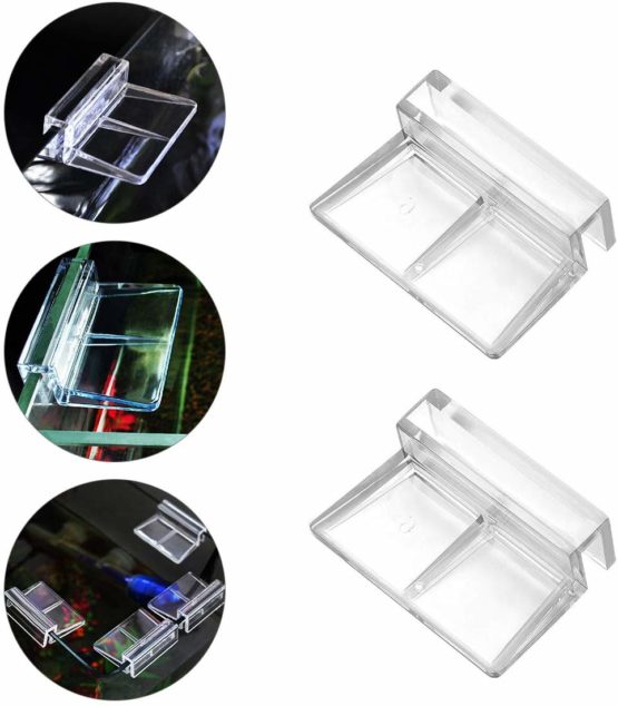 POPETPOP 6pcs Aquarium Lid Holder-Acrylic Lid Clips Aquarium Fish Tank Glass Cover Clip Support Holder-6mm - Image 4