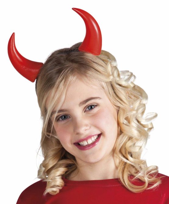 Boland Tiara Headband Horns diavoletta, Red Unica Taglia red - Image 2