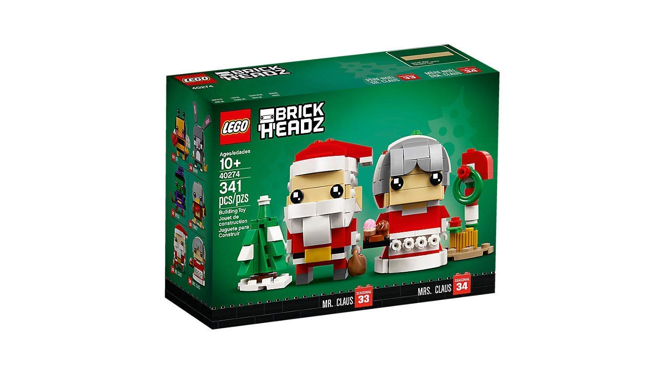 Lego BrickHeadz Mr and Mrs Santa Claus 40274, Model Specific