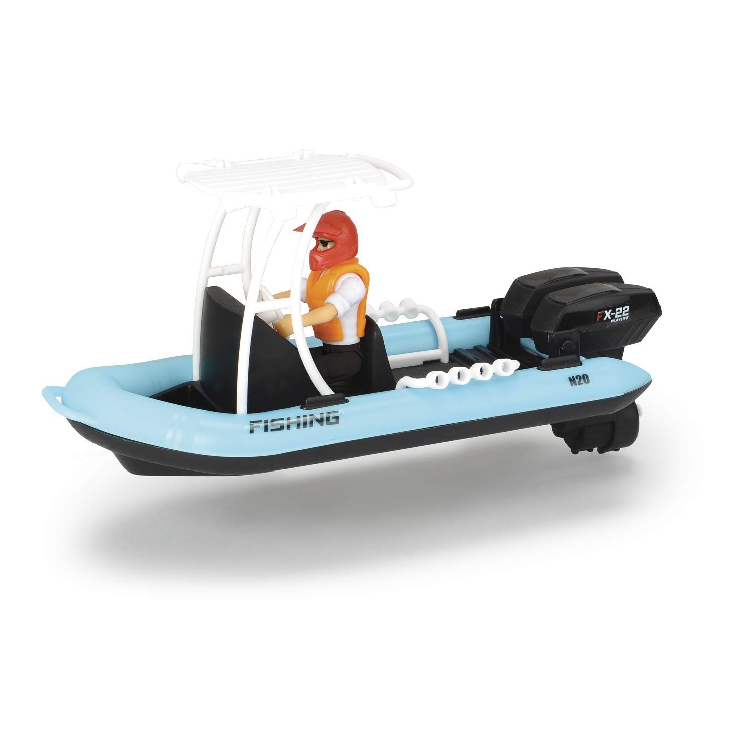 Playlife - 14 Piece Fishing Boat Set - 1:24 Scale, Multicoloured, 20 cm - Image 3