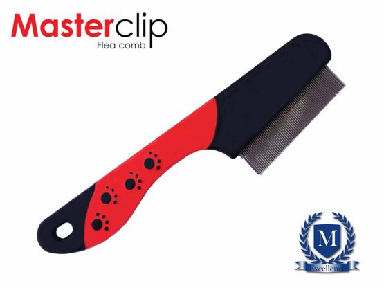 Masterclip Flea Removal Grooming Comb for Cats, Dogs, Rabbits. Effective against Fleas, Nits, Biting Pests, Ticks, Flea Dirt, Ectoparasites