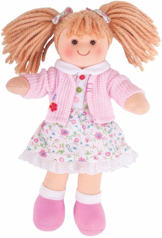 Bigjigs Toys Poppy Doll 28cm (11") - Ragdoll Cuddly Toy