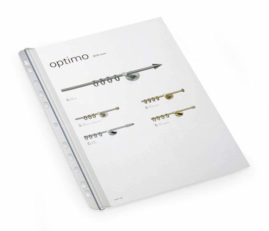 Durable 292919 3mm Spine Bars with Filing Strip, Transparent - Pack of 8 - Image 2