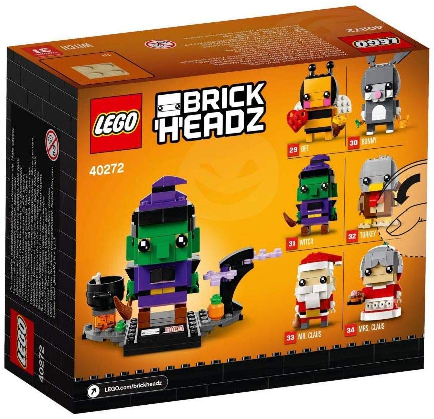 Halloween Witch Brickheadz - 40272, Green - Image 2