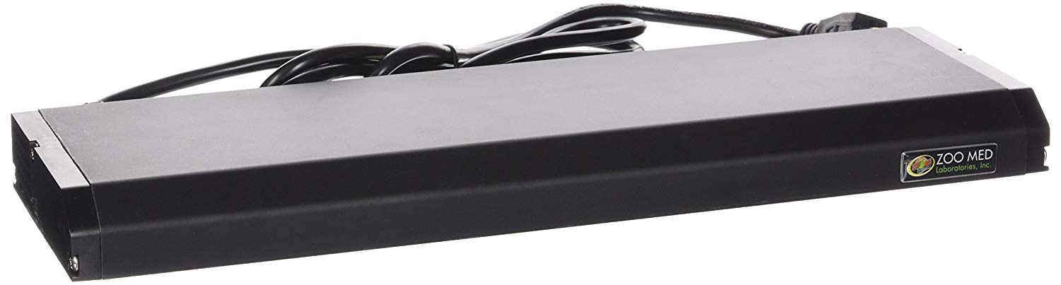 Zoo Med LF-70e ReptiSun T5 UVB Top Lamp 30 cm for Terrariums Pack of 1, Color: Black, 1 Stück (1er Pack)