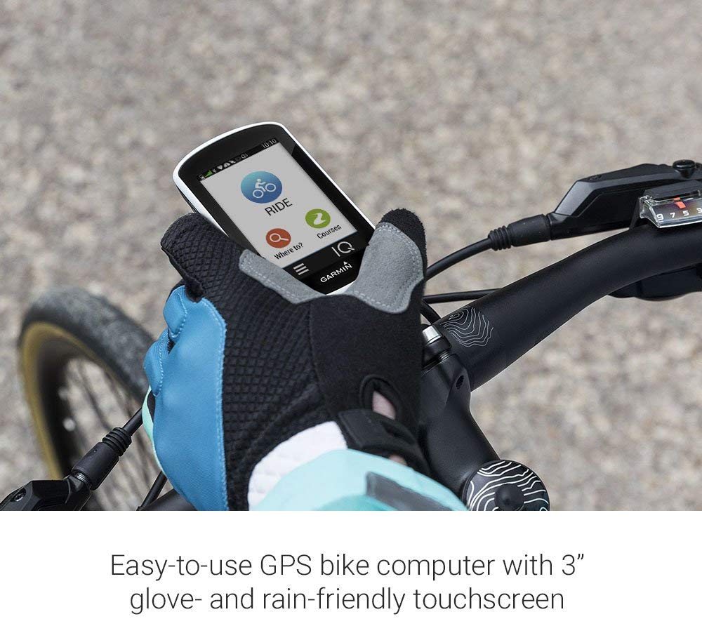 Garmin Edge Explore Touchscreen Touring Bike Computer with Connected Features, White, white/black - Image 3
