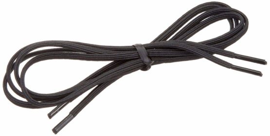 Tylastic Shoelaces, 2 Pairs of 26" Black Laces 1/8" Wide, Extra Durable Shoe Laces for Added Support, Comfort, Elastic Shoe Accessory for Runners, Disabled and Handicapped, No Special Tying or Lacing