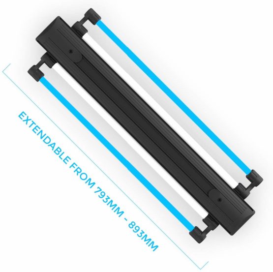 iQuatics AquaLumi Aquarium Lighting Universal Extendable T5 Unit Tubes, 80cm 4 Tube - Image 2