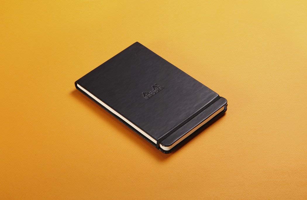 RHODIA 118349C, Hard Black Webnotepad Notebook, A5, Lined, 192 Detachable Pages, Ivory Clairefontaine Paper 90 g/m, Bookmark - Image 4