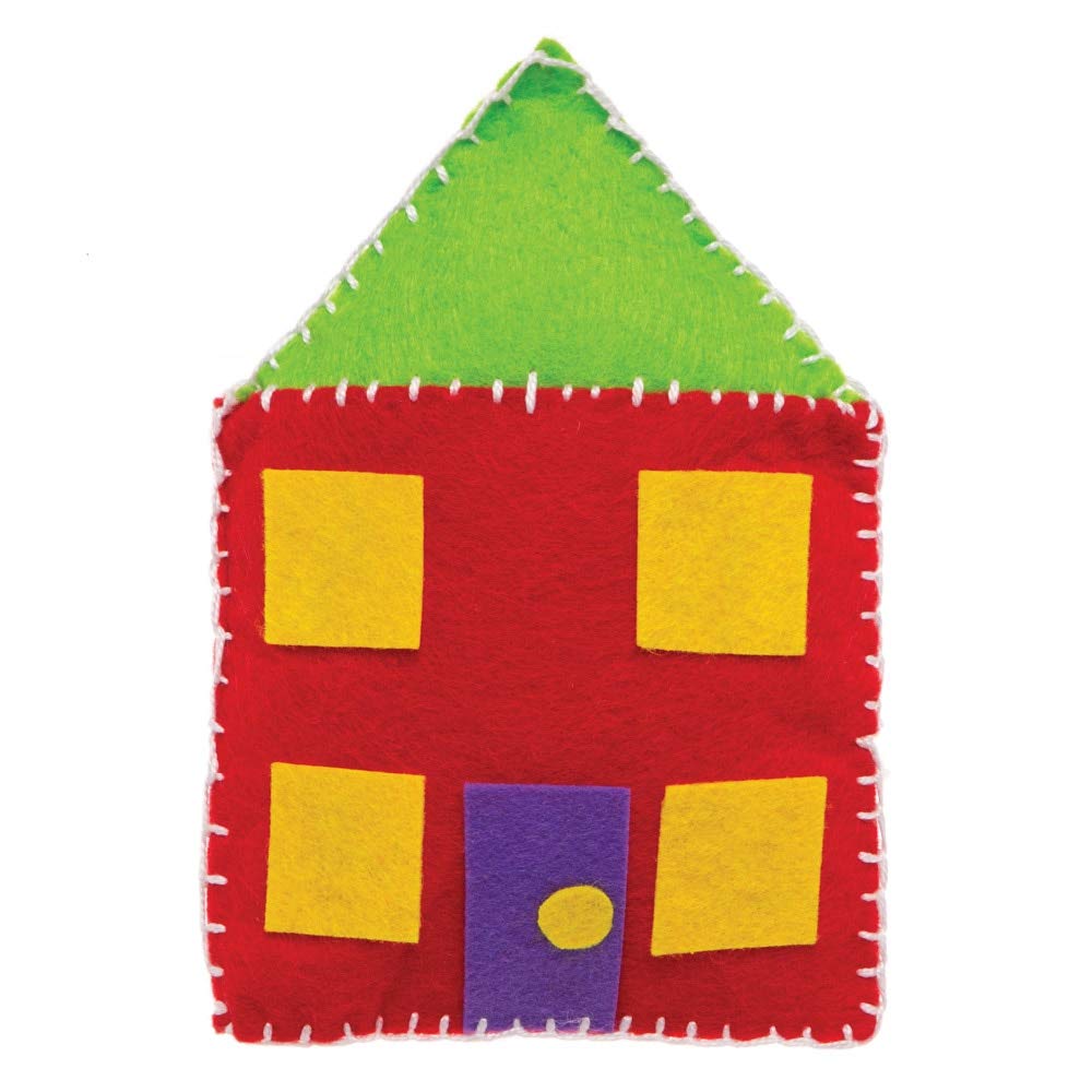 Baker Ross AW369 Rainbow Colours Felt Sheets Value Pack of 15), Assorted, 30cm x 23cm - Image 2