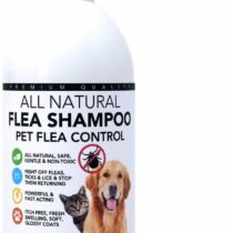 All Natural Flea Shampoo for Dogs & Cats - The Healthy Dog Co - Tick & Lice Shampoo - Pet Shampoo Flea - Lemongrass - 500ml