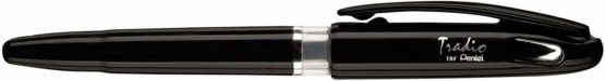 Pentel Tradio Felt-Tipped Pen Varnished White Body/Black Ink - Image 2