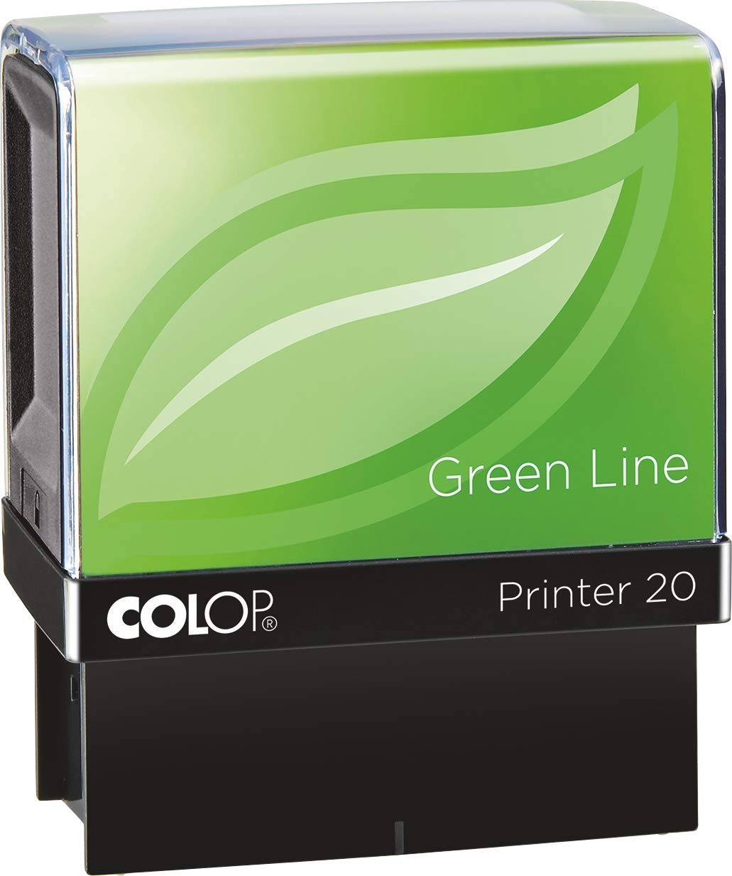 COLOP Green Line PAID Stamp - Red Ink, 37x13mm