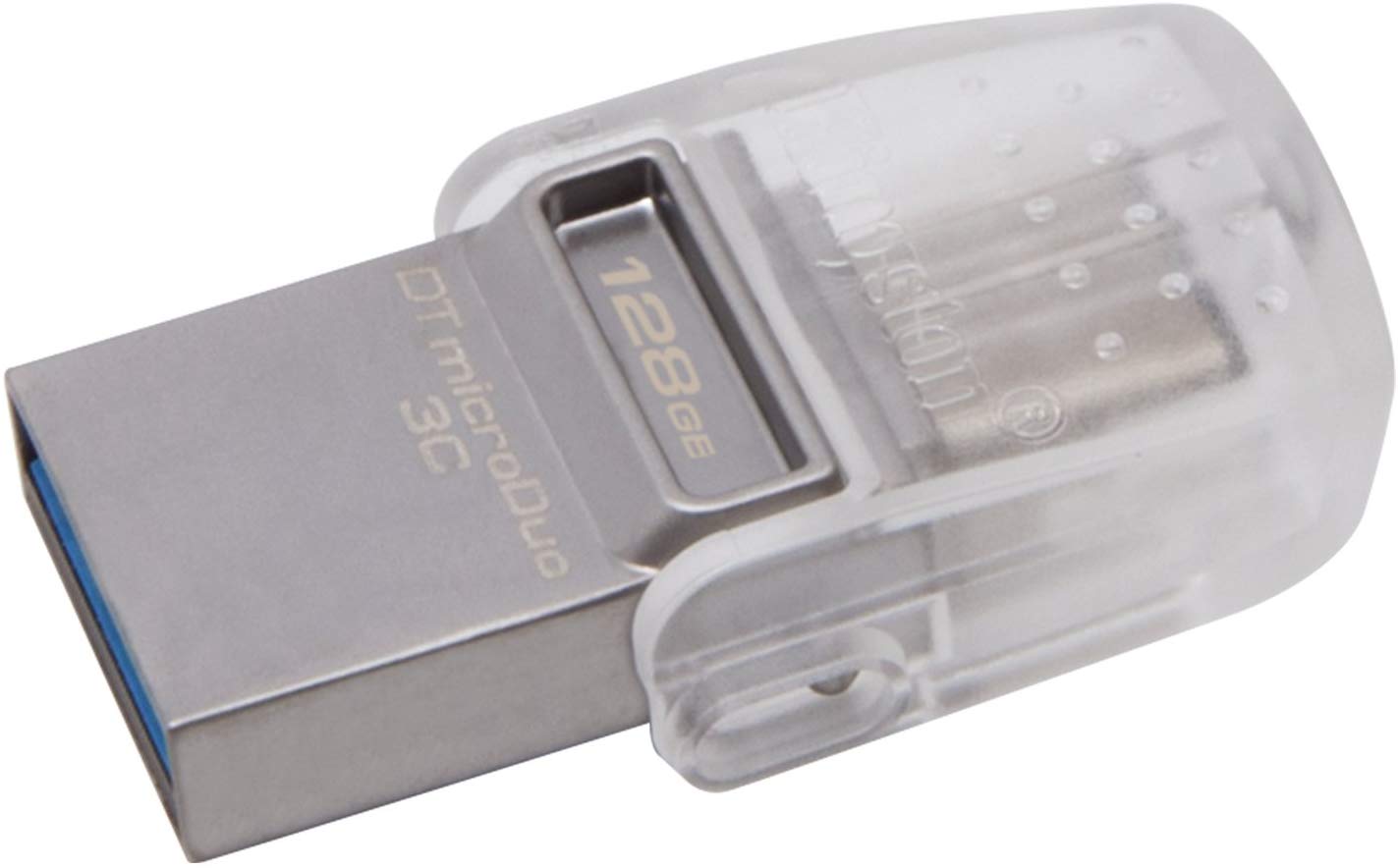 Kingston DTDUO3C/128GB DTDUO3C/128 GB Drive, Silver, Silber
