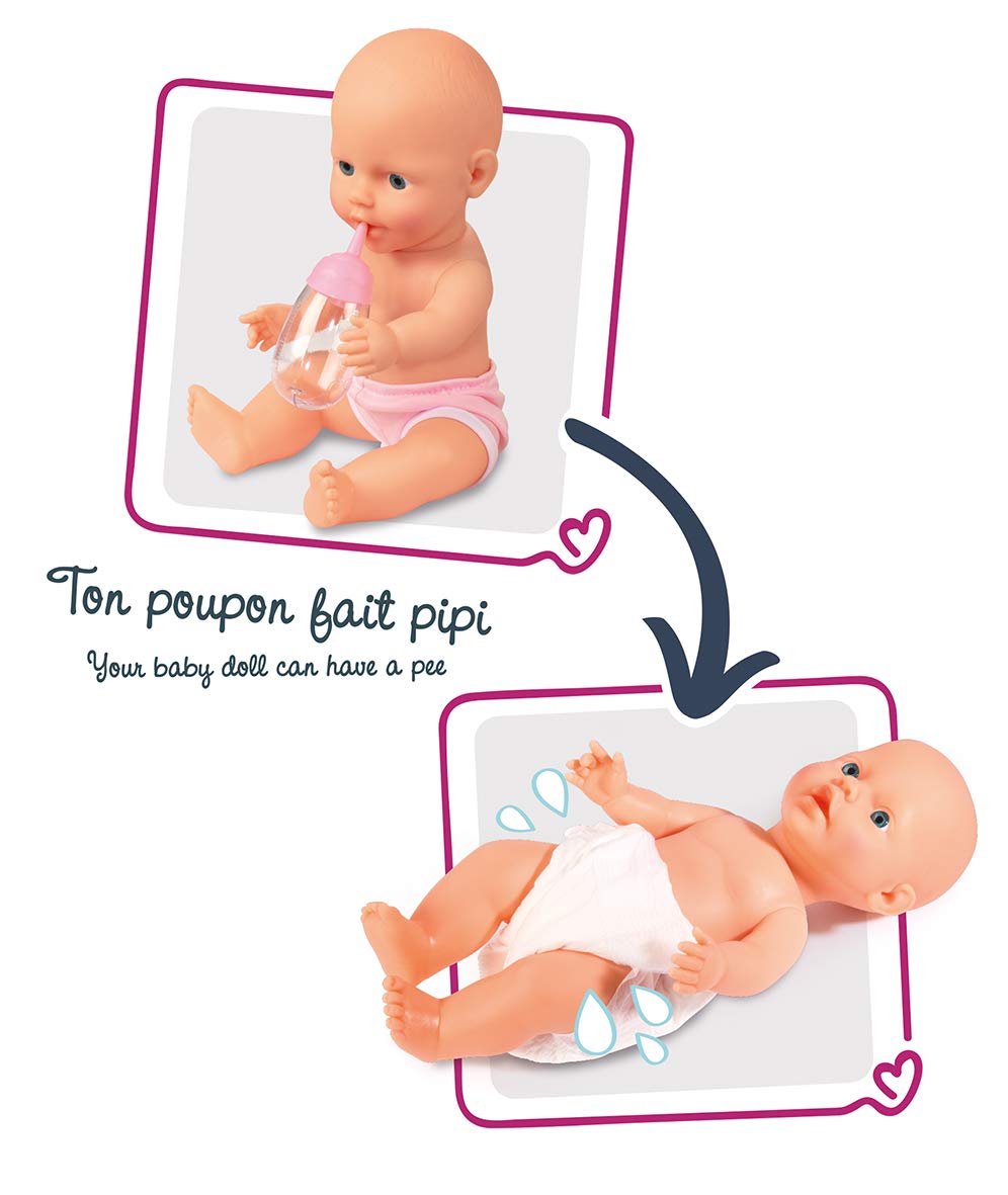 Smoby - Baby Nurse - Electronic Nursery - for Dolls and Dolls - 24 Accessories + 1 Doll Pee Function - 220347, Pink - Image 3