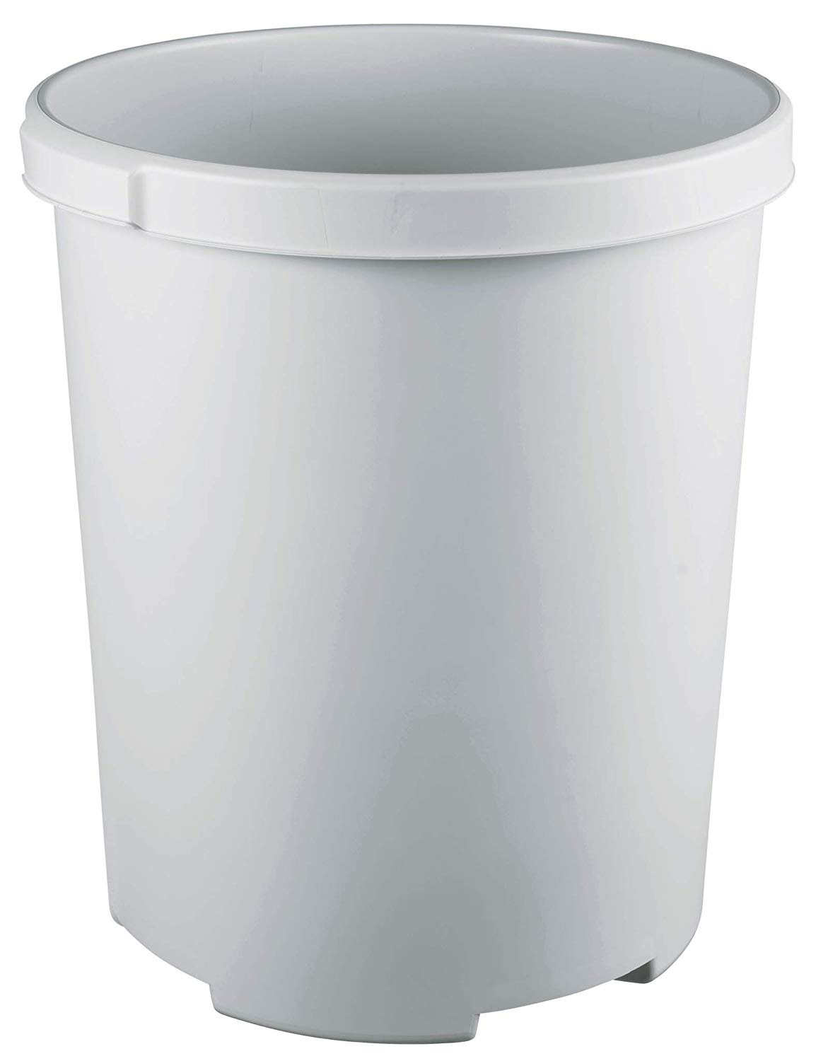 HAN 1836-11, KLASSIK large waste bin XXL. Stable, attractive und in premium quality, 50 litres, light-grey