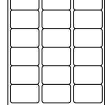 100 Sheets of A4 Labels 21 Labels Per Sheet Size 63.5x38.15mm L4U