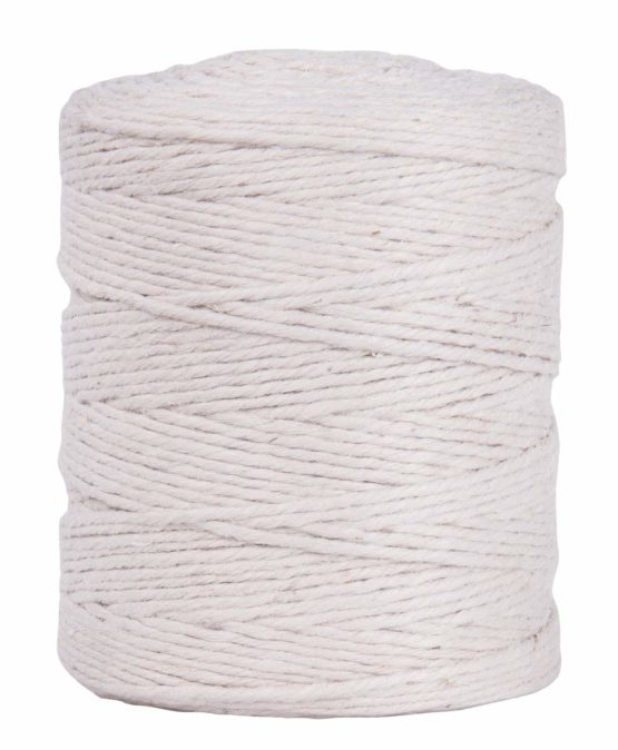Rayher 4200302 Jute Twine 3Ply, Jute String for Craft, Floristry and Decorations, Diameter 3.5 mm, Length 280 m, ivory - Image 2