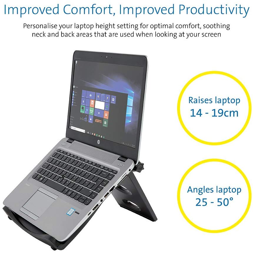 Kensington SmartFit Easy Riser Laptop Stand Black K52788WW, Up to 17 Inch - Image 4