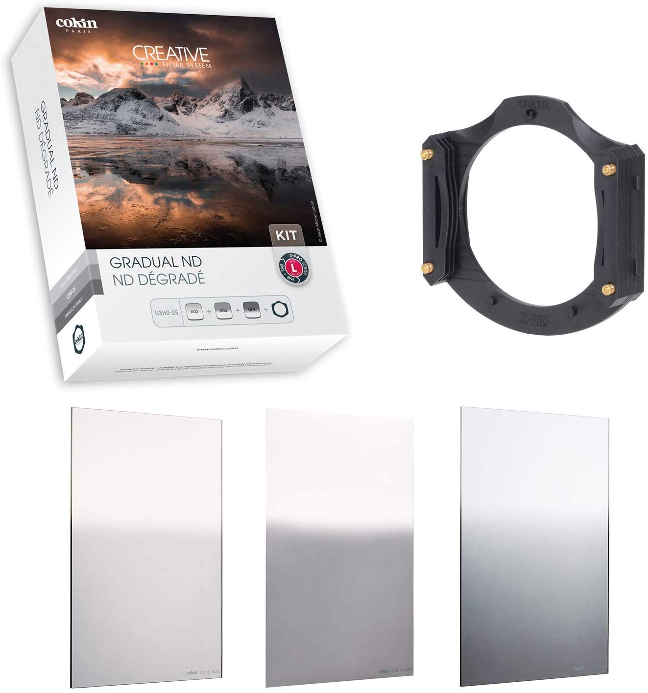 Cokin Large Z-PRO Gradual ND Filter Kit with Holder - Black