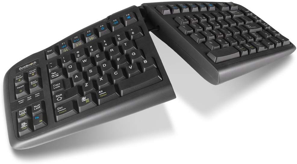 Goldtouch Adjustable QWERTY Keyboard V2 for MAC/PC Black - US layout - Image 2