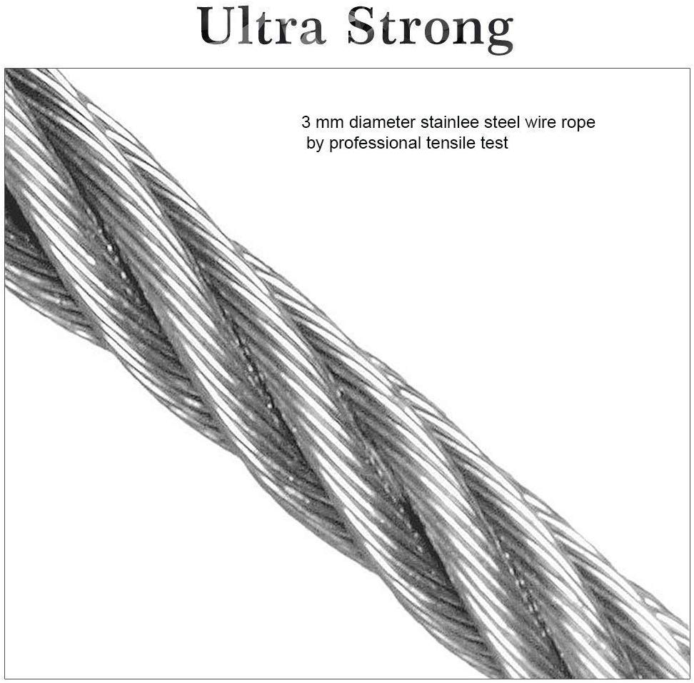 Dog Tie Out Cable, 9M(30ft) Dog Cable Heavy Duty Tieout Cable for Dogs